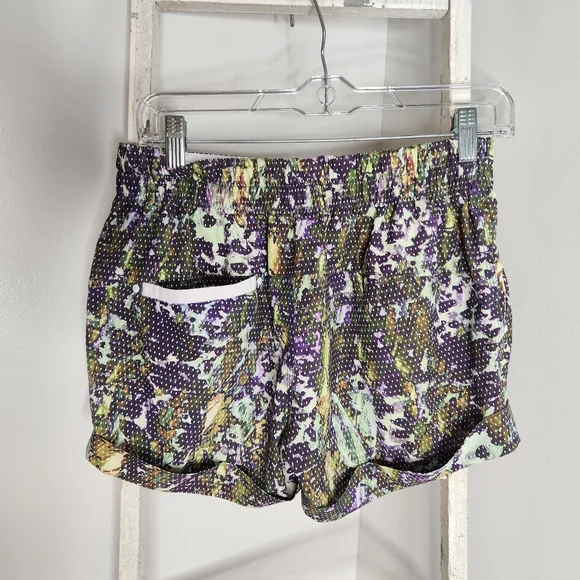 Lululemon shorts womens size 6 spring break away floral drawstring multicolor - Picture 5 of 5